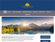 Tablet Screenshot of customwealthstrategies.com